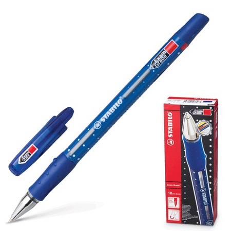 фотография Шариковая ручка цвет синий exam grade stabilo