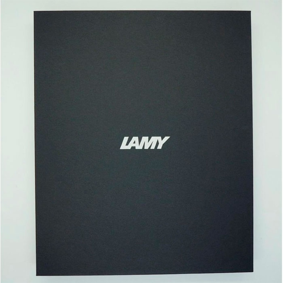 фото Набор ручка перьевая lamy safari, f, зеленый+записная книжка, мягкий переплет, а5, зеленый