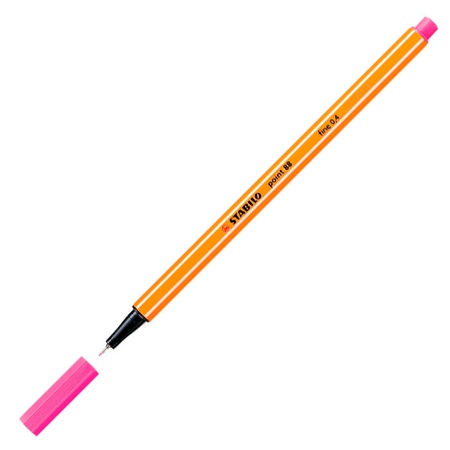 фотография Ручка капиллярная цвет розовый stabilo 88