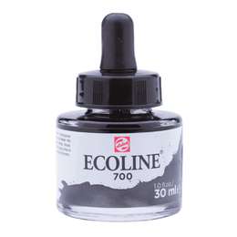 фотография Акварель жидкая ecoline банка 30 мл № 700 черный