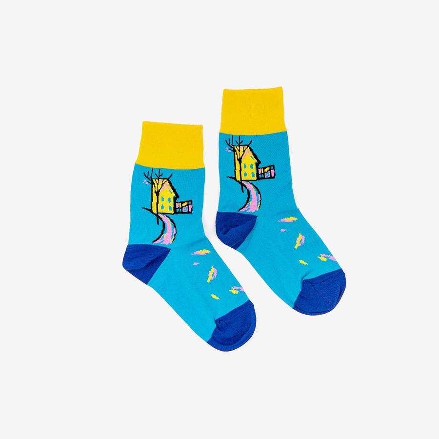 картинка Носки зимний пейзаж 38-41