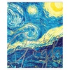 изображение Тетрадь 48 листов, а5, клетка greenwich line "van gogh", фактурное тиснение, тиснение фольгой, 70г/м2