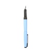 фото Ручка перьевая малевичъ с конвертером, перо ef 0,4 мм, набор с двумя картриджами (индиго, черный), цвет: голубой