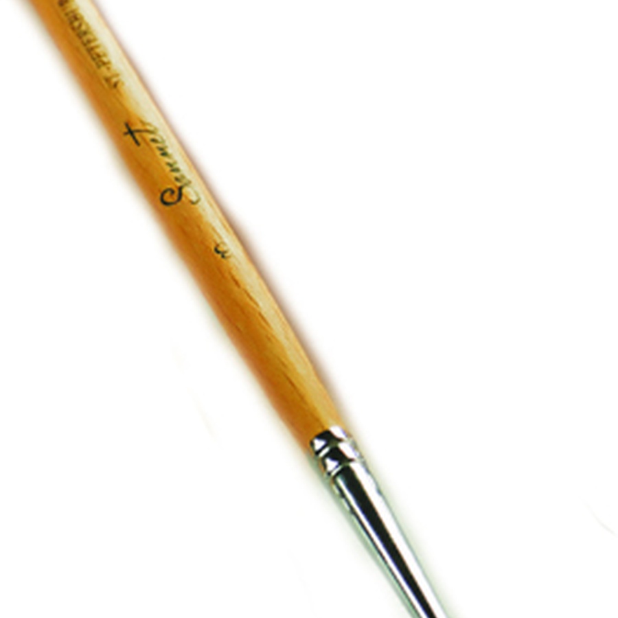 изображение Кисть круглая № 3, колонок, короткая ручка