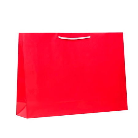 фото Пакет ламинированный, красный, 38×53,5×13 см