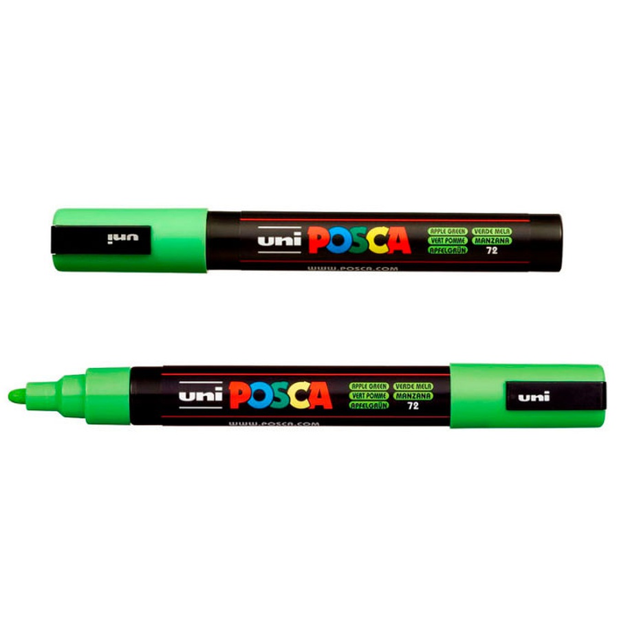 картинка Маркер posca, зеленое яблоко, 1.8 - 2.5 мм, пулевидный наконечник