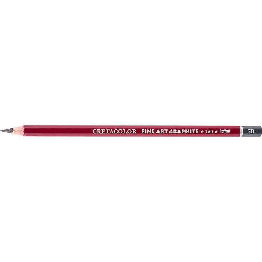 изображение Профессиональный чернографитовый карандаш cleos, шестигранный корпус диаметром 6,9 мм, диаметр стержня 2,2-2,8 мм, твердость 7b