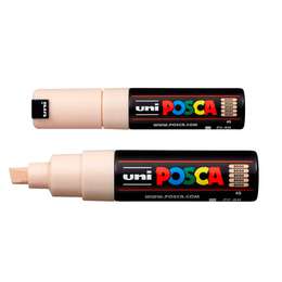 картинка Маркер posca, бежевый, до 8.0 мм, скошенный наконечник