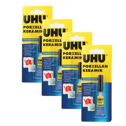 фото Клей uhu для склеивания фарфора секундный 3 г