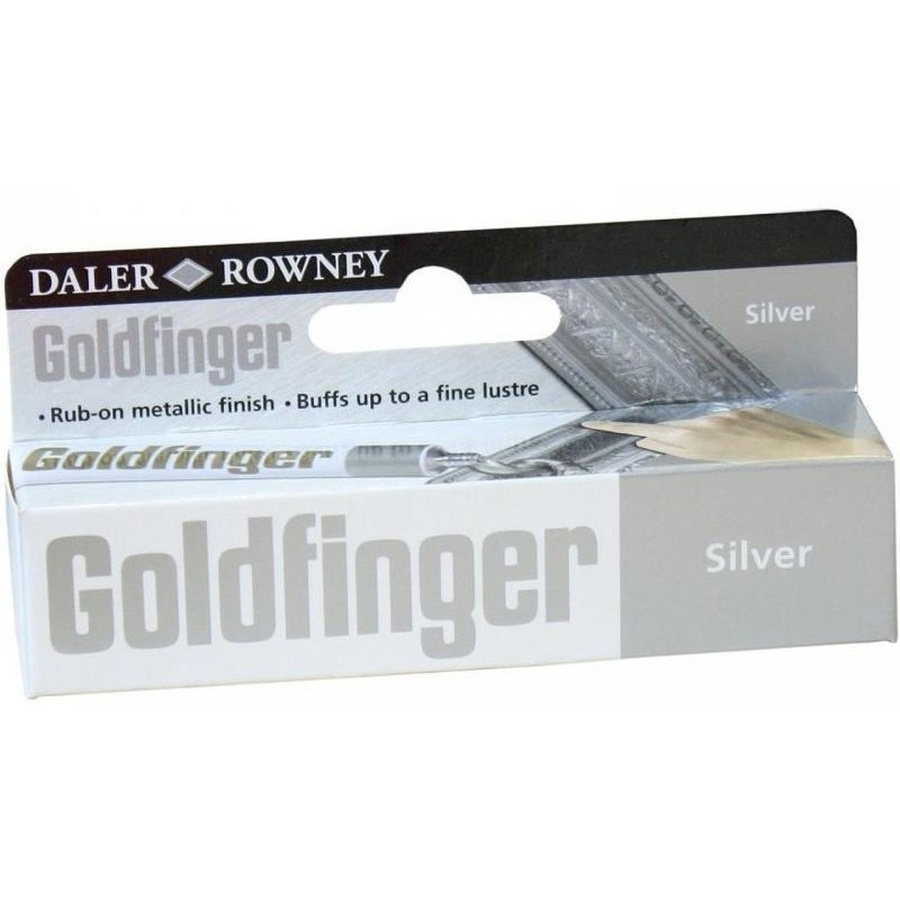 фотография Паста для золочения daler rowney goldfinger, 22 мл, серебро имитация
