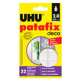 фото Клеящие подушечки uhu patafix deco, многоразовые, 32 штуки