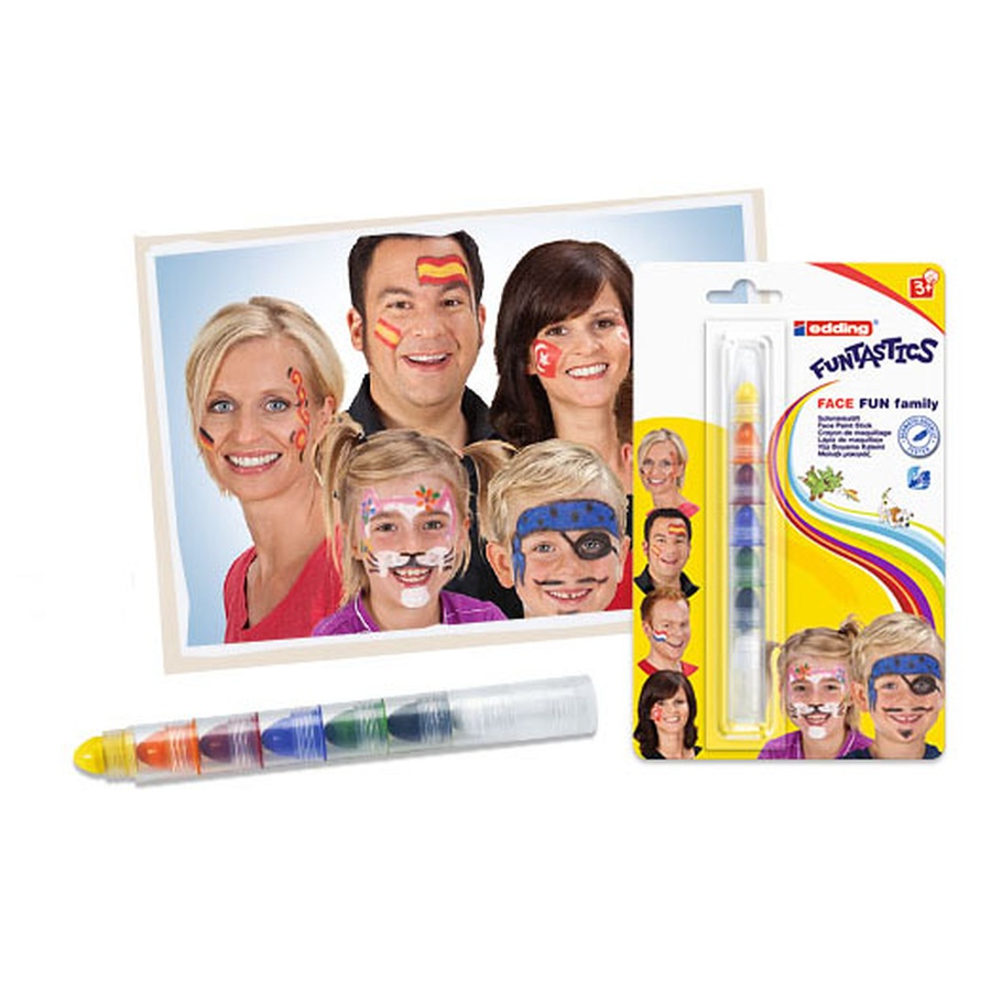 картинка Грим-маркер для детей 7 цветов funtastics edding