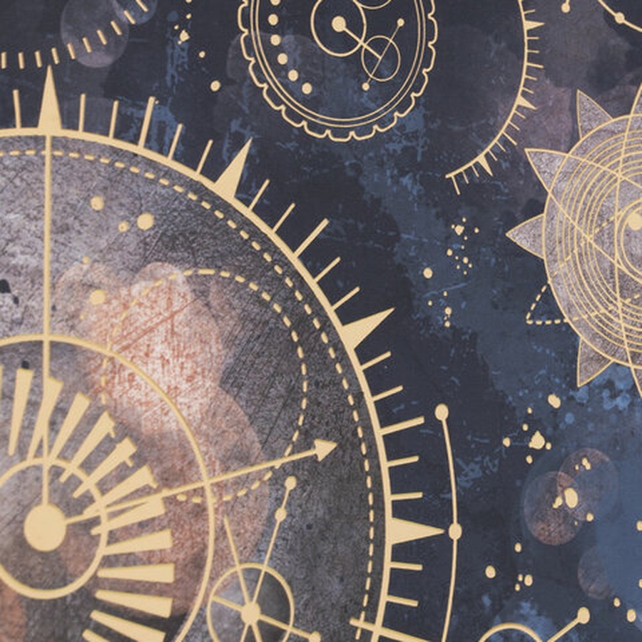 изображение Ежедневник недатированный а5  ламинированная обложка staff, "astrology"