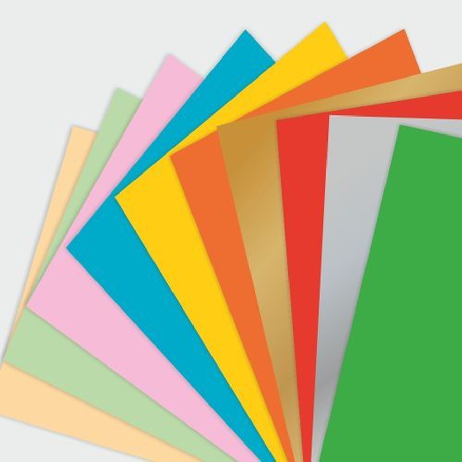 картинка Набор цветной бумаги для оригами и аппликации африканское путешествие, 10 цветов, 10 листов