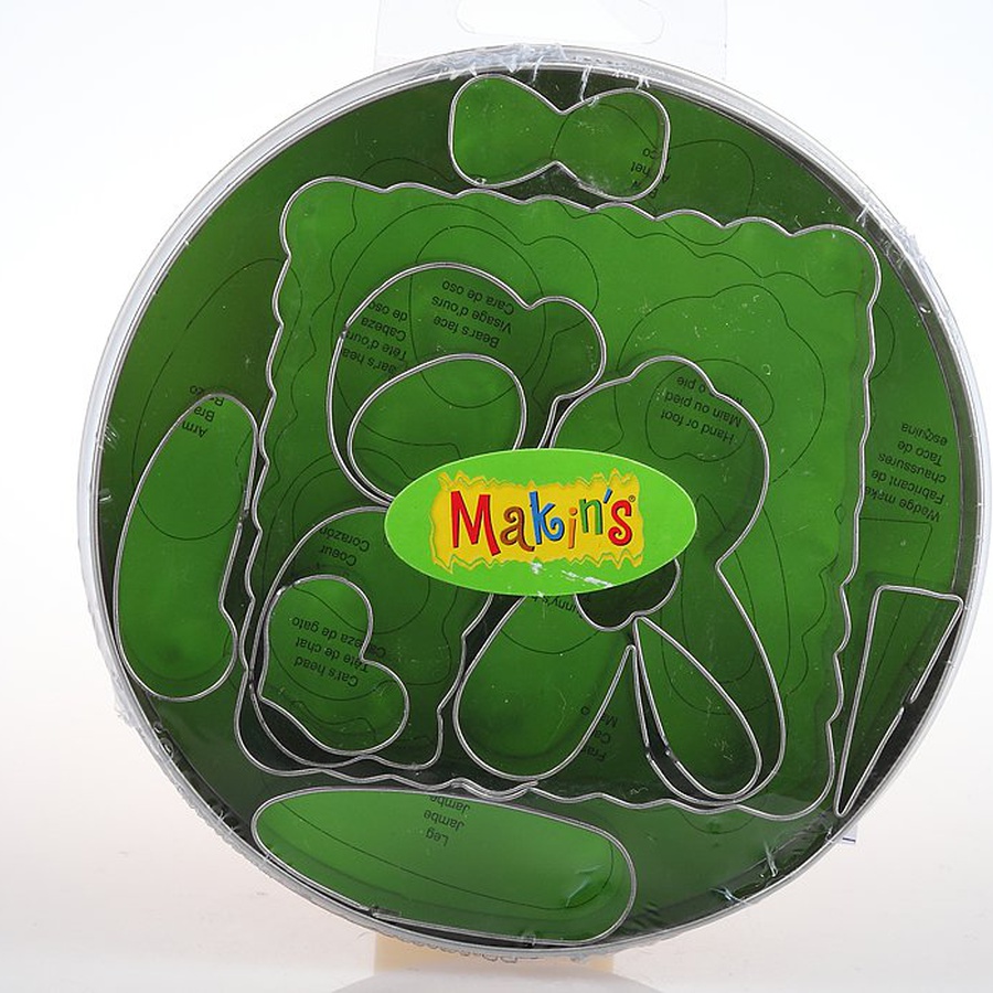 изображение Набор резцов для полимерной глины животные 12 шт, makins