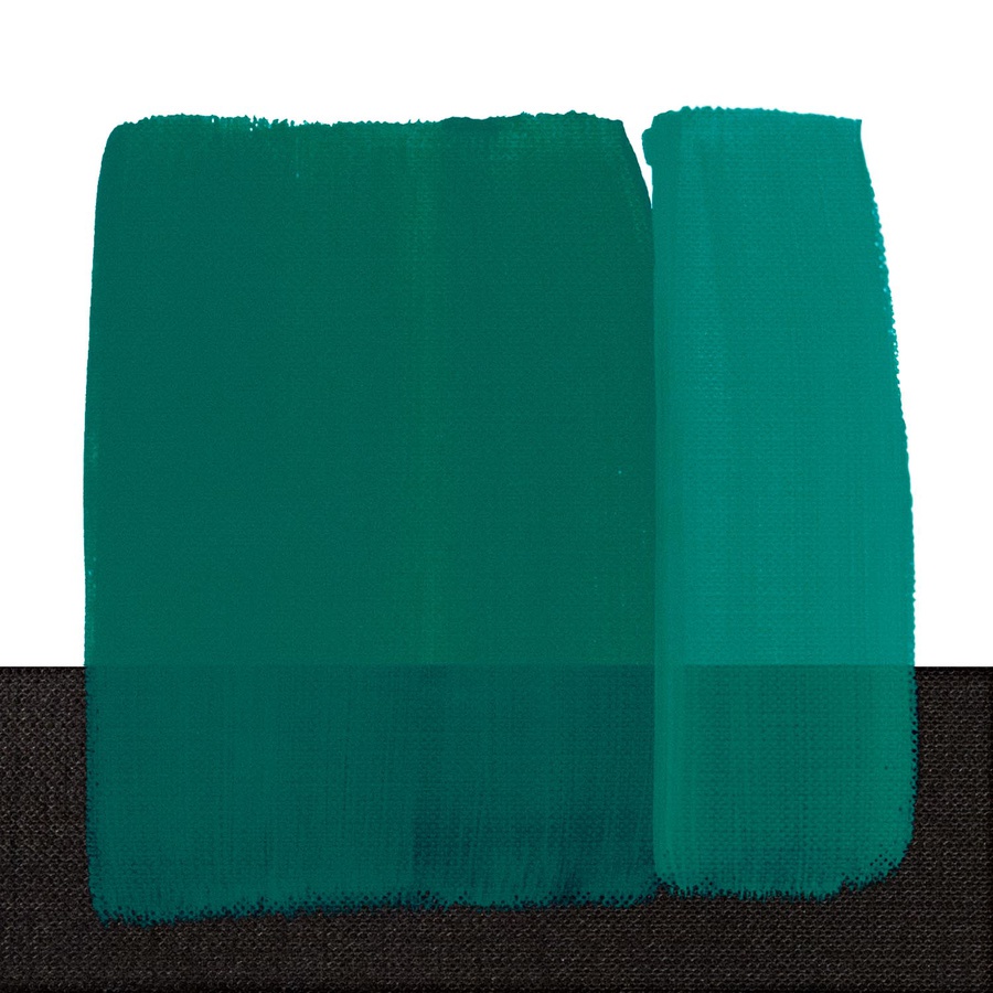 фотография Краска акриловая maimeri polycolor, банка 140 мл, синий бирюзовый