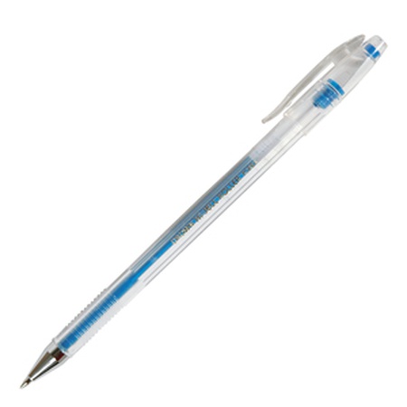 Ручка Crown с голубыми чернилами, толщина линии 0,5 мм