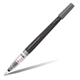 фото Ручка кисть с краской pentel colour brush серая