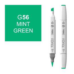 картинка Маркер художественный touch brush shinhanart, 056 зелёная мята g56