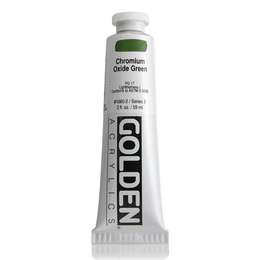 изображение Краска акриловая golden heavy body, туба 59 мл, № 1060 окись хрома зелёный