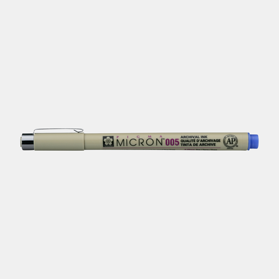 картинка Линер sakura pigma micron, толщина 0,2 мм, синий 36