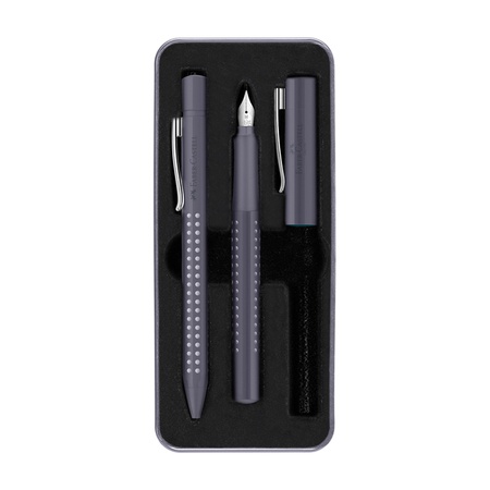 Набор Faber-Castell "Grip 2010" перьевая ручка, шариковая ручка, 0,7мм, синие