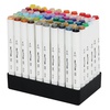изображение Набор двусторонних маркеров 60 цветов, основные цвета