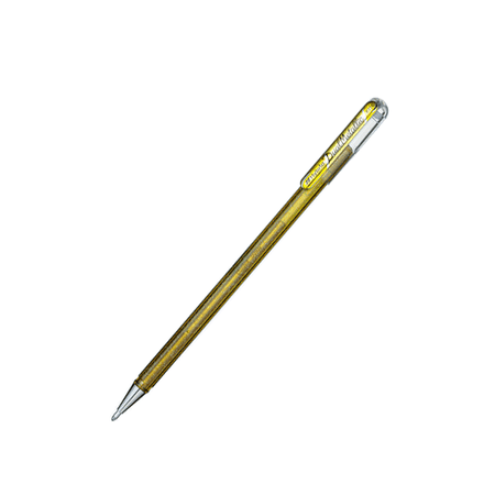 картинка Гелевая ручка с чернилами "хамелеон" hybrid dual metallic,золото+металлик красный & золото, 1.0 мм