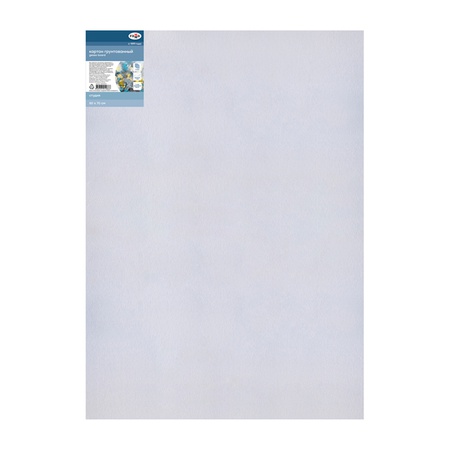 изображение Картон грунтованный для живописи, акриловый грунт гамма "студия", 50х70, белый