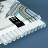 фотография Набор спиртовых маркеров малевичъ graf'art brush, серые 12 цветов