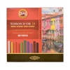 фото Набор пастели сухой, 24 цвета в наборе, серия toison d'or, прямоугольная в картонной коробке, koh-i-noor