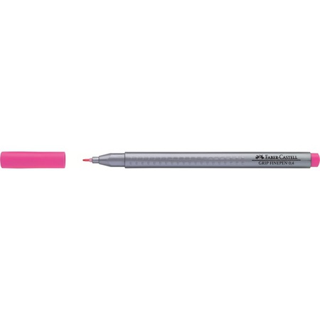 фотография Ручка капиллярная faber-castell grip, цвет розовый