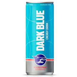 фото Напиток безалкогольный легкий энергетический  "dark blue sugar free"  250мл 1*12шт (шт)