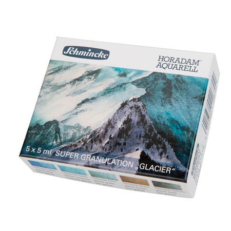 фотография Набор супергранулирующих акварельных красок schmincke horadam, glacier, тубы 5х5мл, в картоне