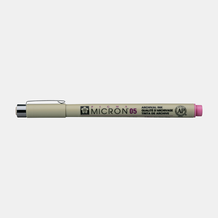 фото Линер sakura pigma micron, толщина 0,45 мм, розовый 21