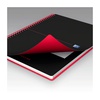 картинка Блокнот oxford black ’n’ red a4 70л, клетка