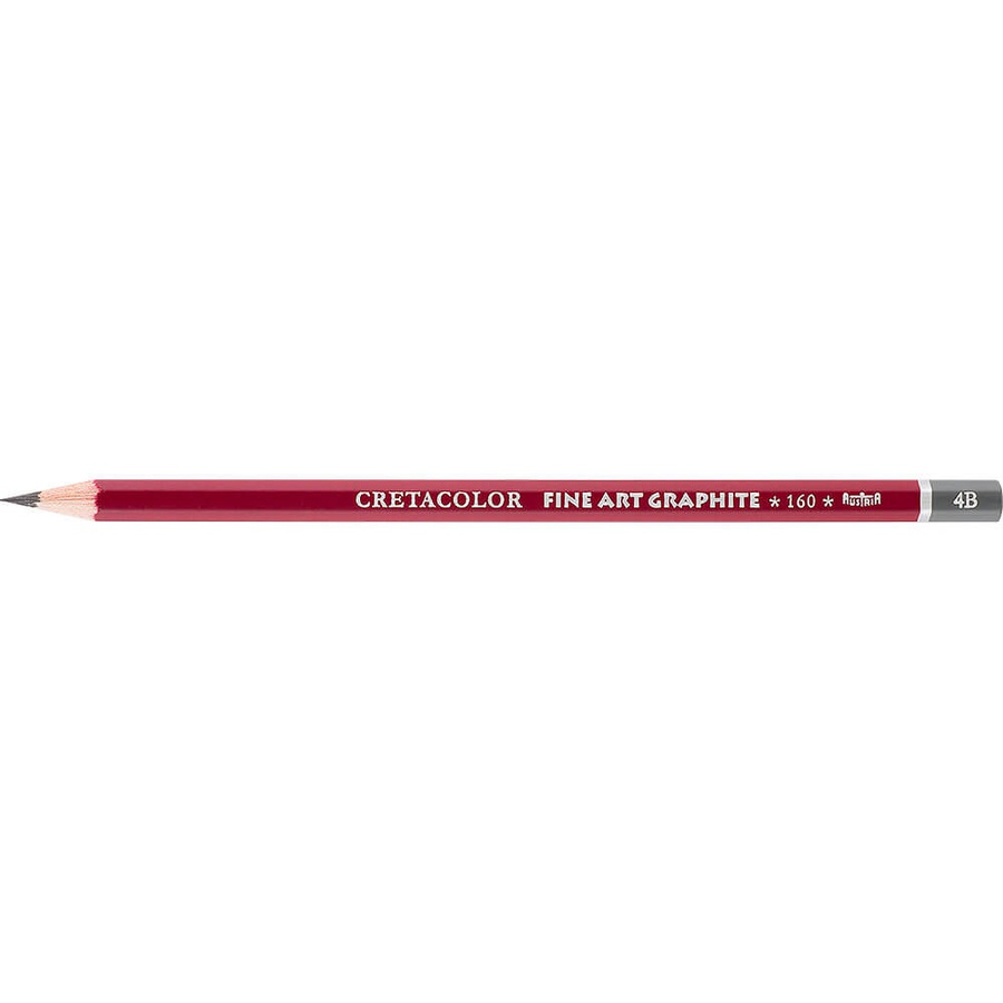 изображение Профессиональный чернографитовый карандаш cleos, шестигранный корпус диаметром 6,9 мм, диаметр стержня 2,2-2,8 мм, твердость 4b