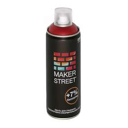 изображение Эмаль для граффити и декоративно-оформительских работ "makerstreet" ms400 400 мл 204 темно-красный