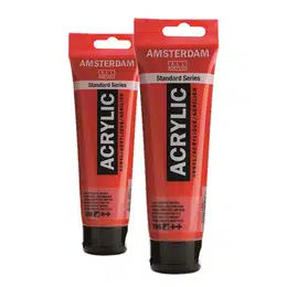 изображение Краска акриловая amsterdam, туба 120 мл, № 396 красный нафтол средний