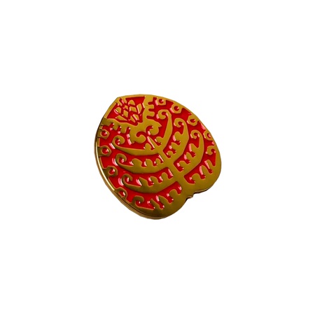 изображение Значок эмалированный дерево (красное)