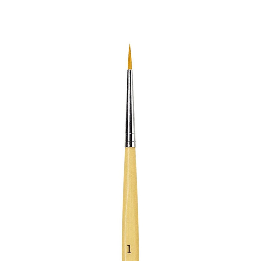 изображение Кисть универсальная синтетика круглая №1, короткая ручка, серия 303 junior, da vinci