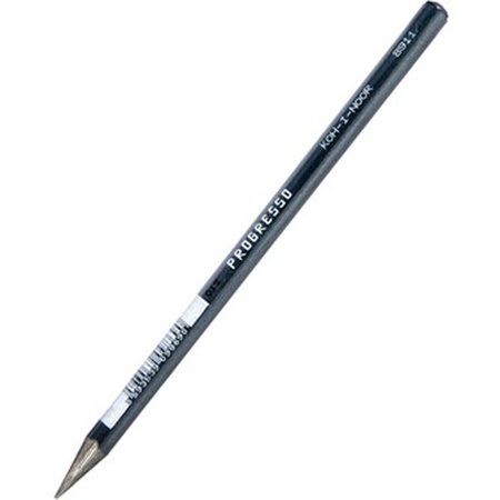 картинка Чернографитный карандаш в лаке koh-i-noor progresso, длина 153 мм, твёрдость 8b