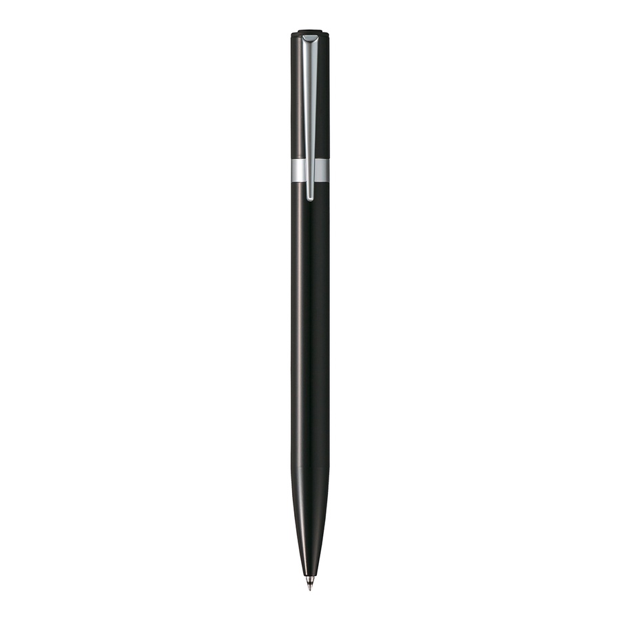 изображение Ручка шариковая автоматическая tombow l105 city черная (корпус черный, линия 0.7мм)
