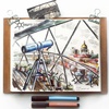 изображение Скетчбук для графики maxgoodz classic, а5, 32 листа, 120 г/м2, смола, переплёт на нитке
