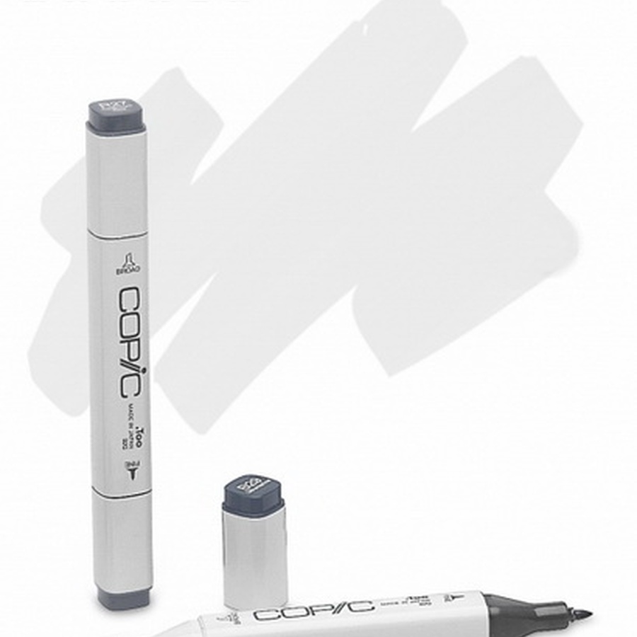 фотография Маркер спиртовой copic, два пера, цвет t0