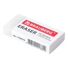 фото Ластик brauberg extra, 45х17х10 мм, белый, прямоугольный, экологичный пвх, картонный держатель