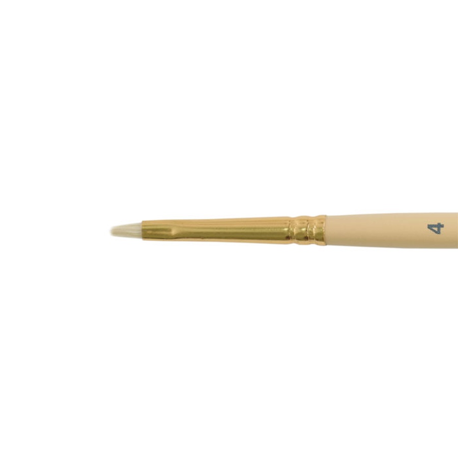 изображение Кисть hana щетина, овальная №4, короткая ручка