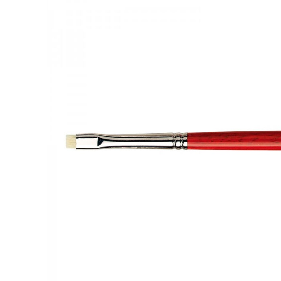 фотография Кисть щетина плоская короткая da vinci maestro 2 7223 длинная ручка, № 4