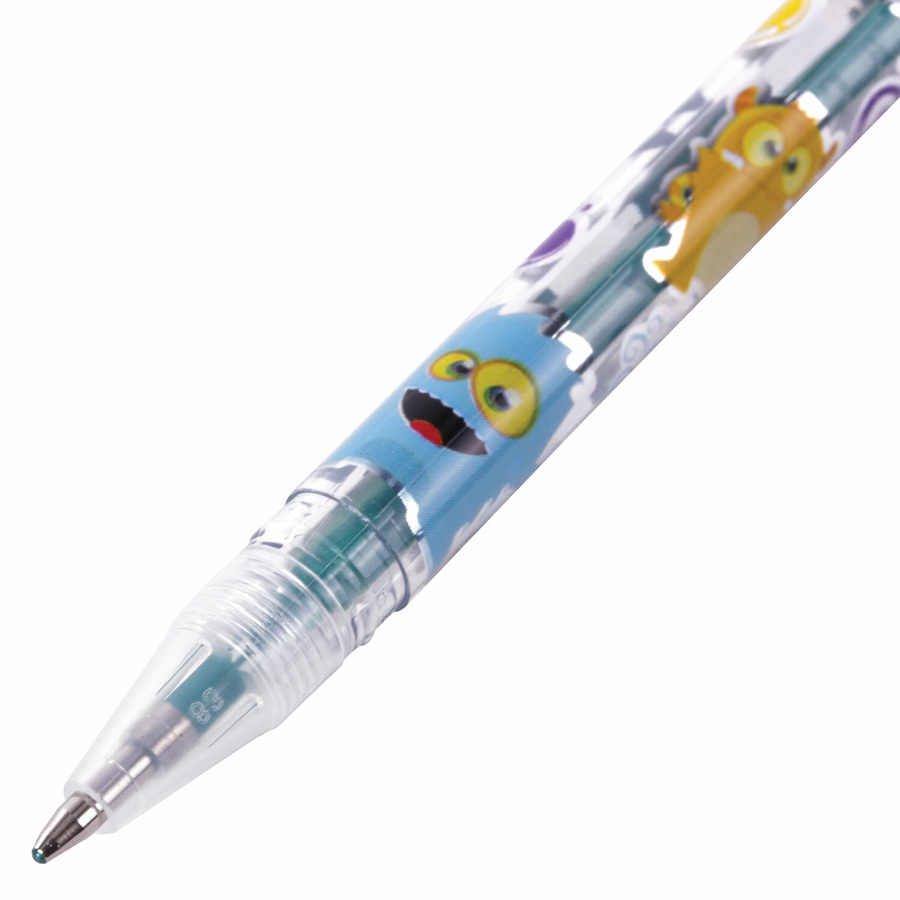 изображение Ручки гелевые набор 6 цветов, металлик