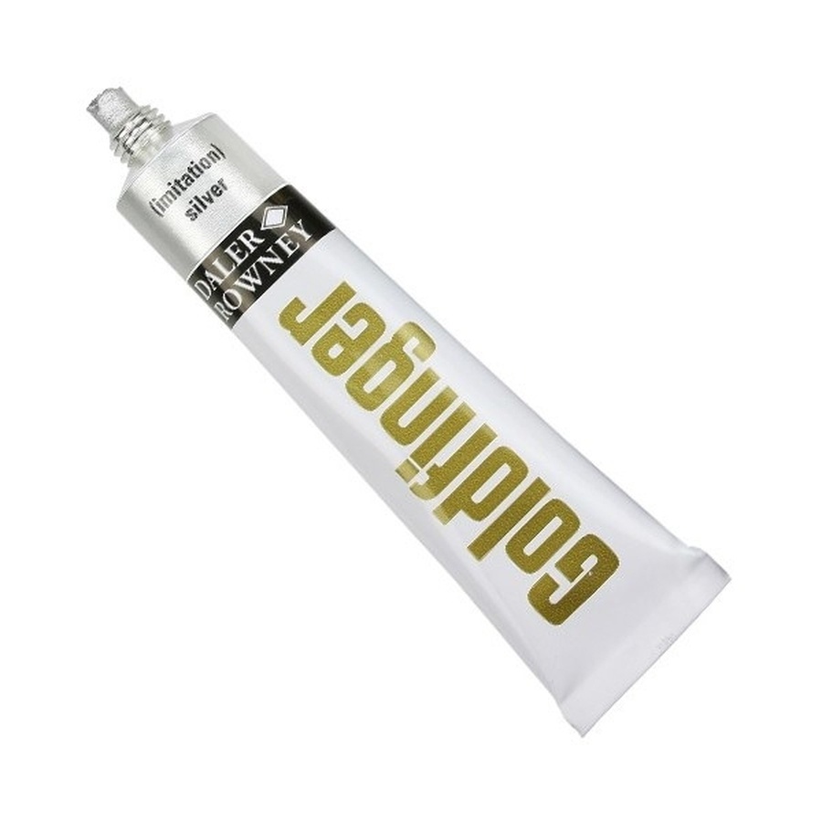 фотография Паста для золочения daler rowney goldfinger, 22 мл, серебро имитация